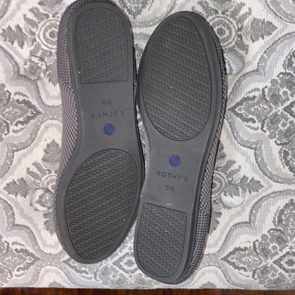 Rothy grey with red inserts ballerina flats Excellent like new condition 5.5 - Picture 7 of 16
